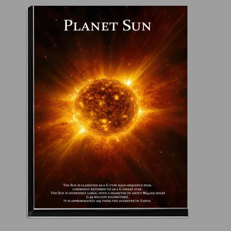 Buy Di-Bond : (Planet Sun Is A Star Space Art)