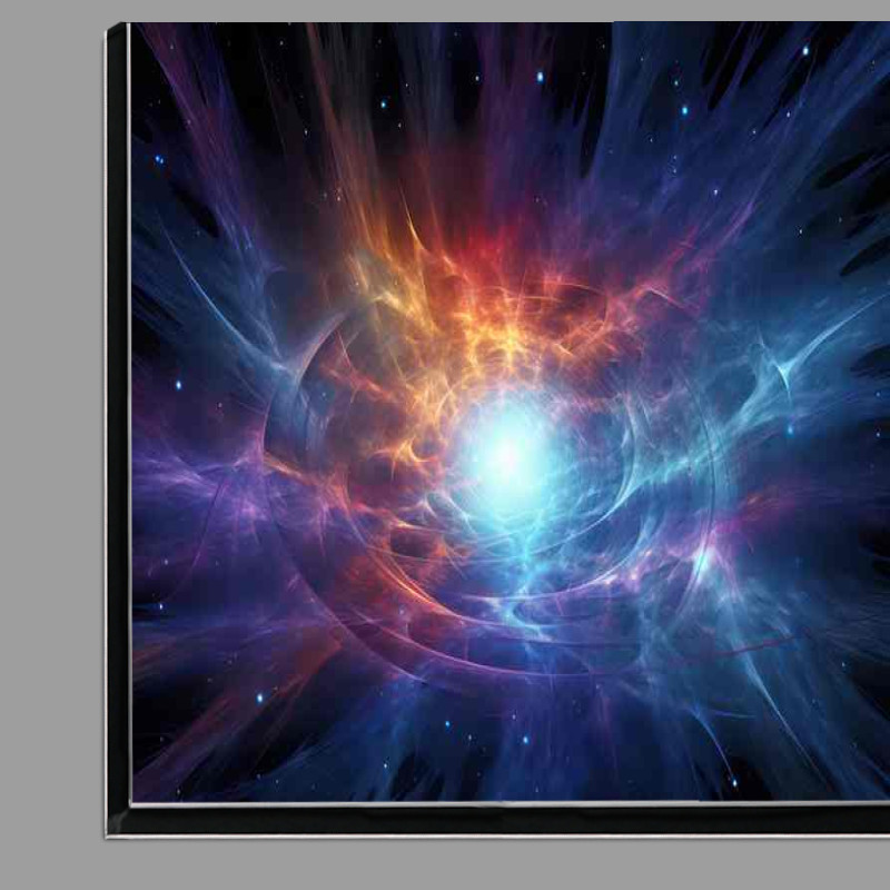 Buy Di-Bond : (Neptune Nebula with a colorful pattern of nebulosit Space)