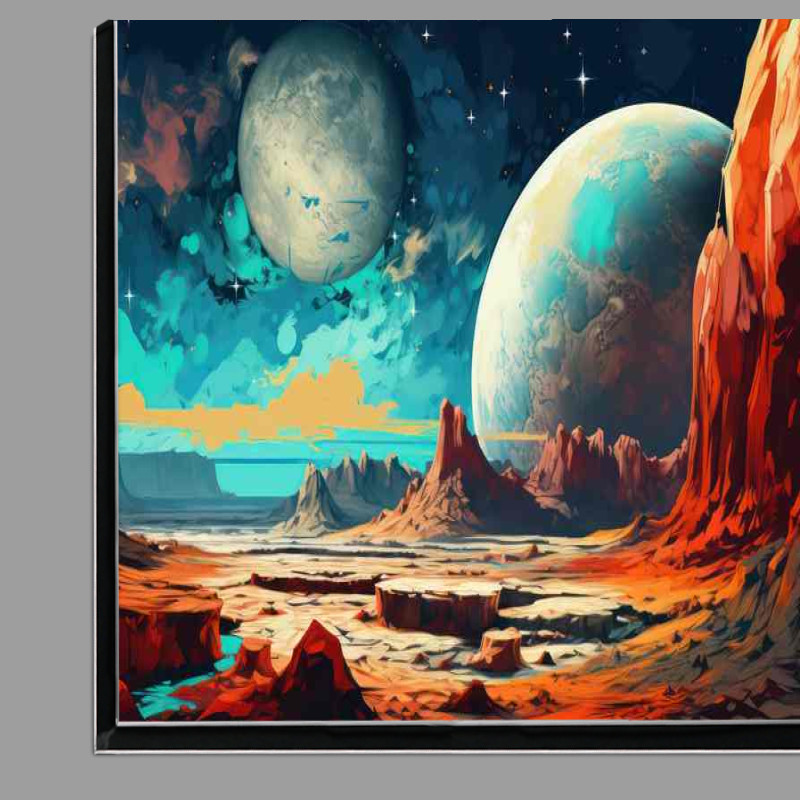 Buy Di-Bond : (Space Oddities Planets Adorned with Massive Stones)