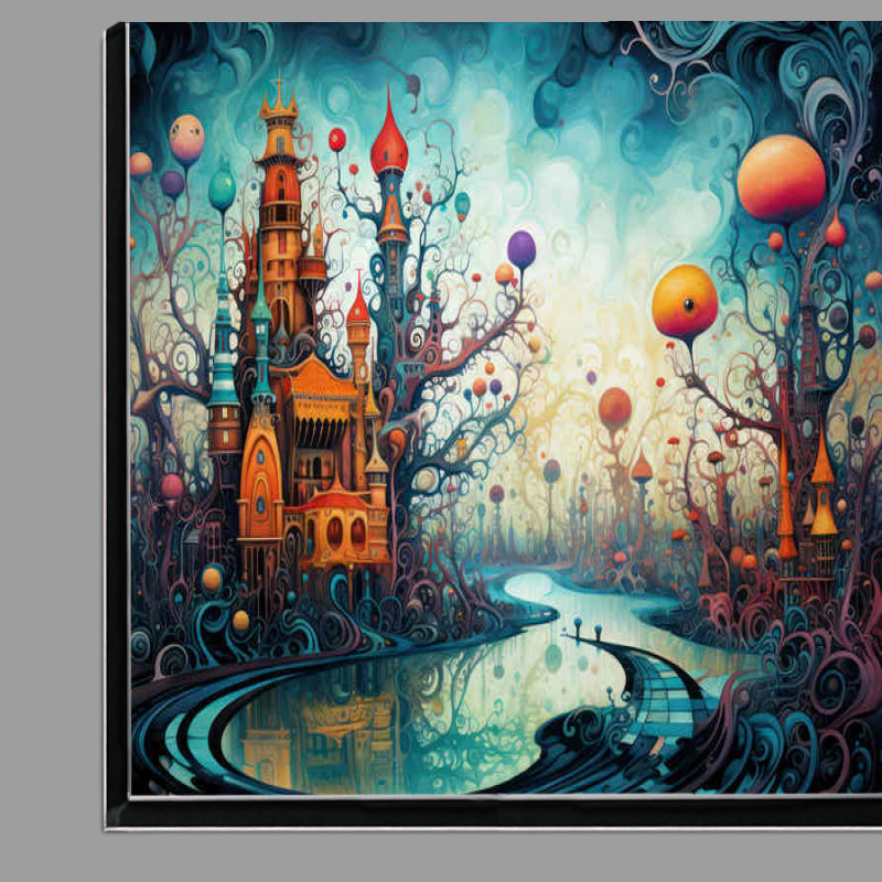 Buy Di-Bond : (The Enchanted Swamp with enriched coloured trees)