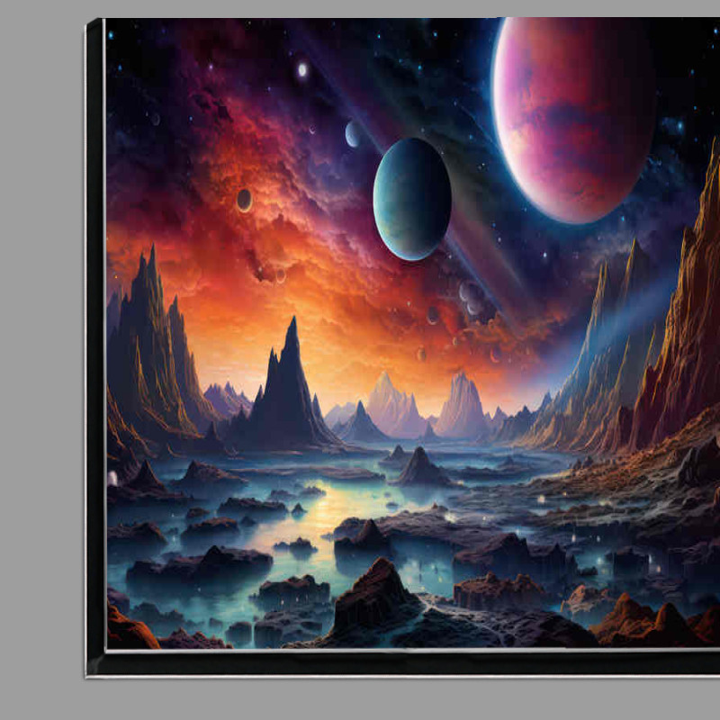 Buy Di-Bond : (fantasy planets amist the mountains)