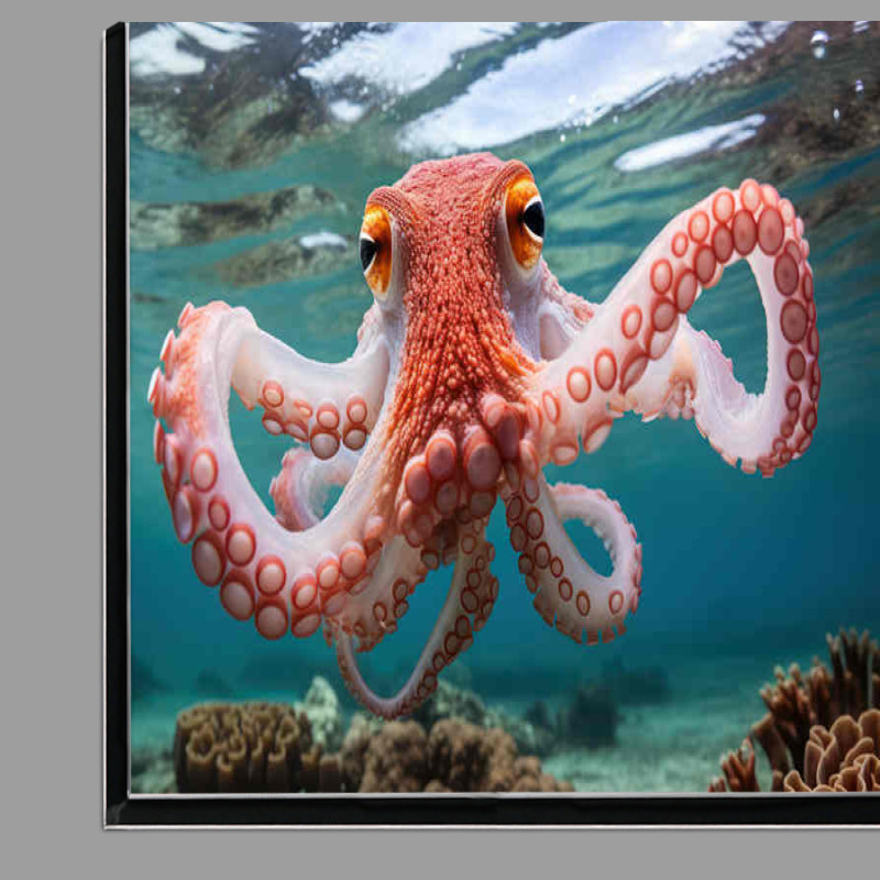 Buy Di-Bond : (Octopus swimming in the sea Amazing colour)