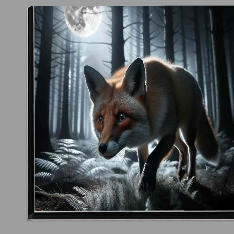 Buy Di-Bond : (The Red Fox traverling through the forest)