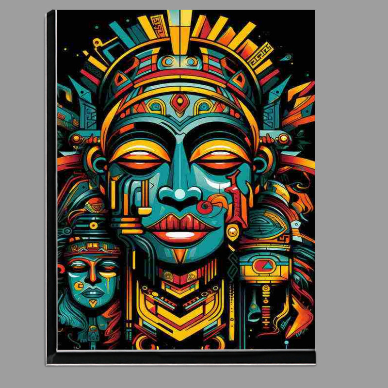 Buy Di-Bond : (Art aztec art deco art in the style of postmodern Man)