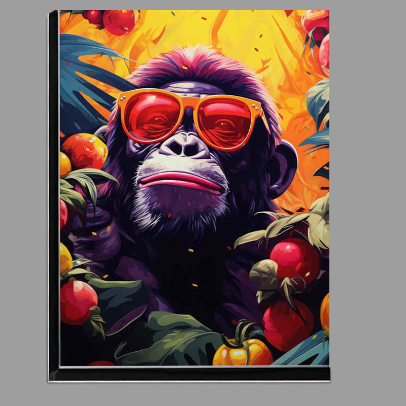 Buy Di-Bond : (Monkey enjoying life with red sunglesses)