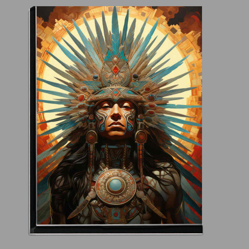 Buy Di-Bond : (Native american warrior Battle ready)