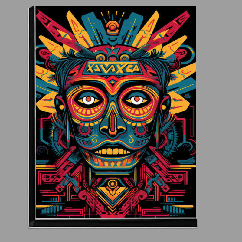 Buy Di-Bond : (Postmodern mans face in a aztec style)