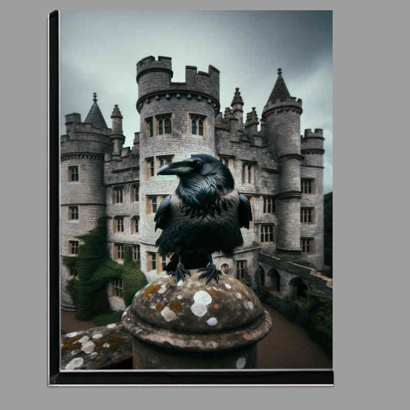 Buy Di-Bond : (Ravens Castle Roost perched atop an ancient castle turret)