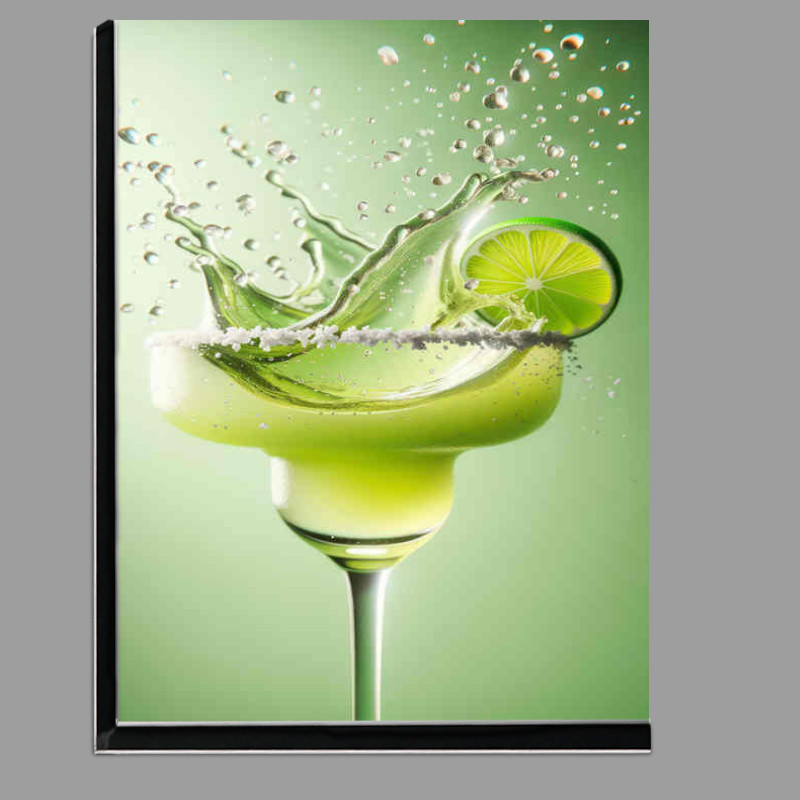 Buy Di-Bond : (Margarita glass with lime green liquid splashing out)