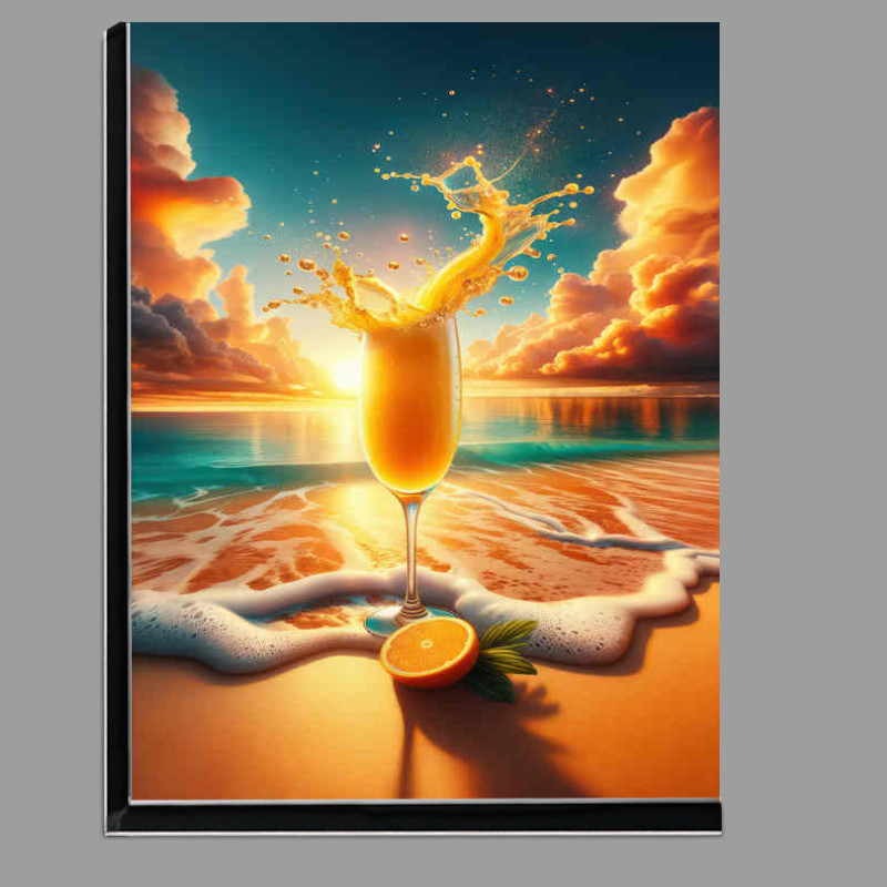 Buy Di-Bond : (Mimosa Magic Champagne Fusion at Beach Sunrise)