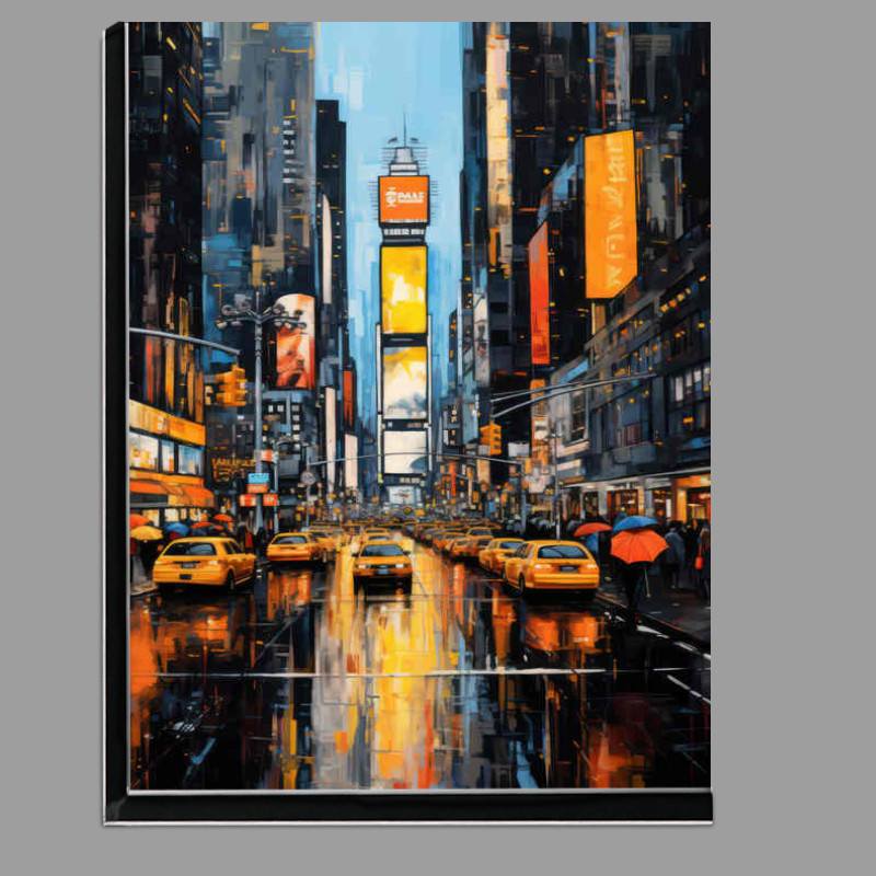 Buy Di-Bond : (Painting of the city new your cabbies)