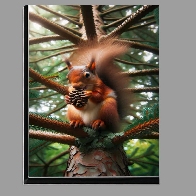 Buy Di-Bond : (Squirrel's Treetop Feast: High-Pine Nibble on Pinecone)