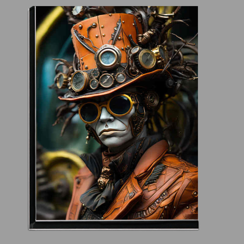 Buy Di-Bond : (Steampunk hyper neo style with a colourful orange hat)