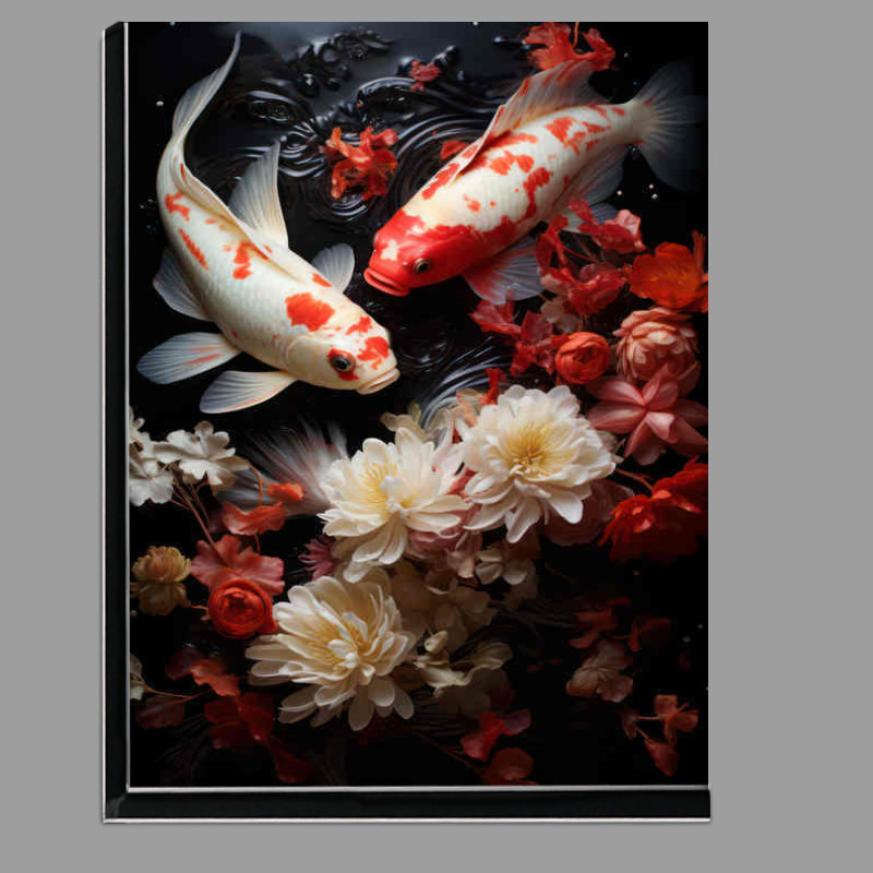 Buy Di-Bond : (Koi Carp japanese fish swimming)