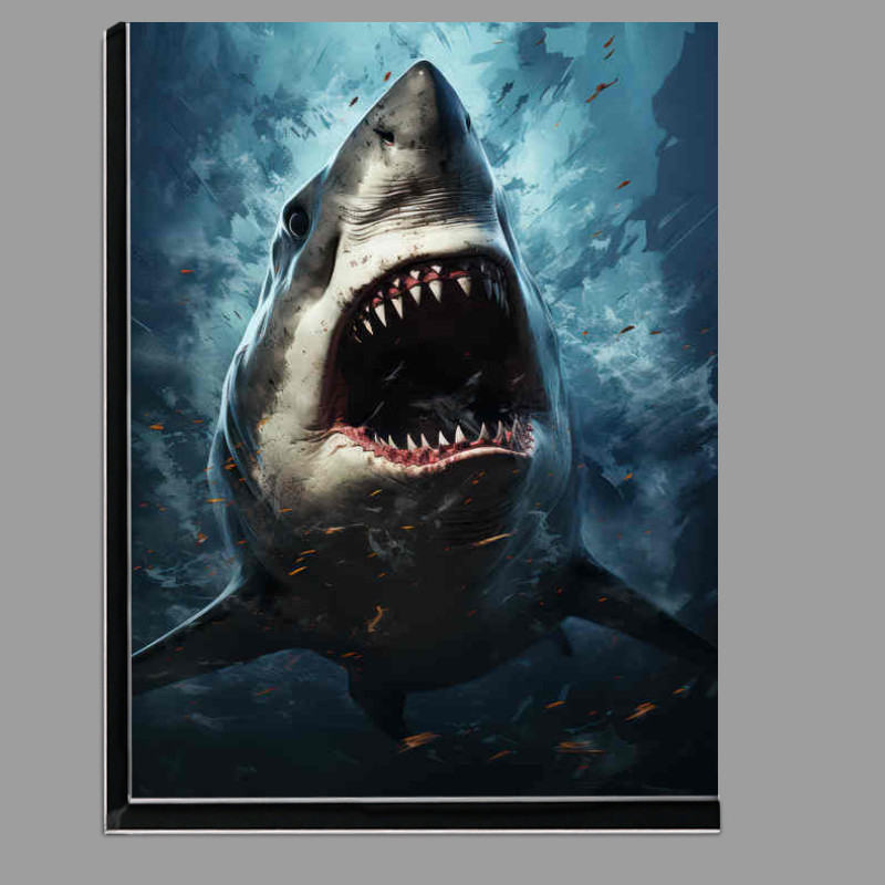 Buy Di-Bond : (Painted shark with its mouth open)