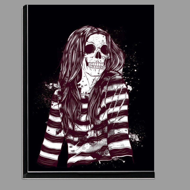 Buy Di-Bond : (Hippy Chick Skull)