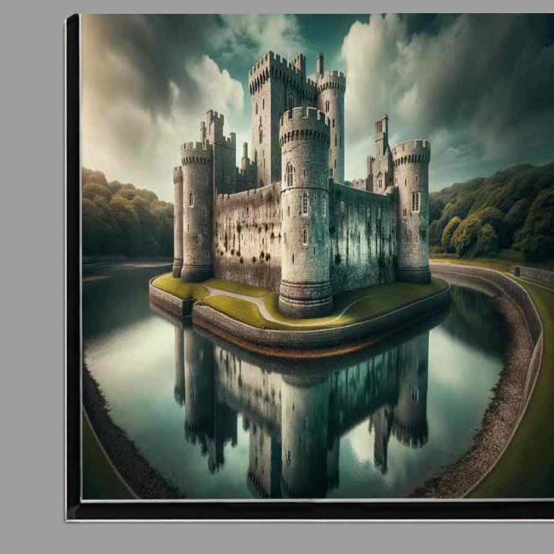 Buy Di-Bond : (Beaumaris Castle Anglesey Moat Reflective Charm)
