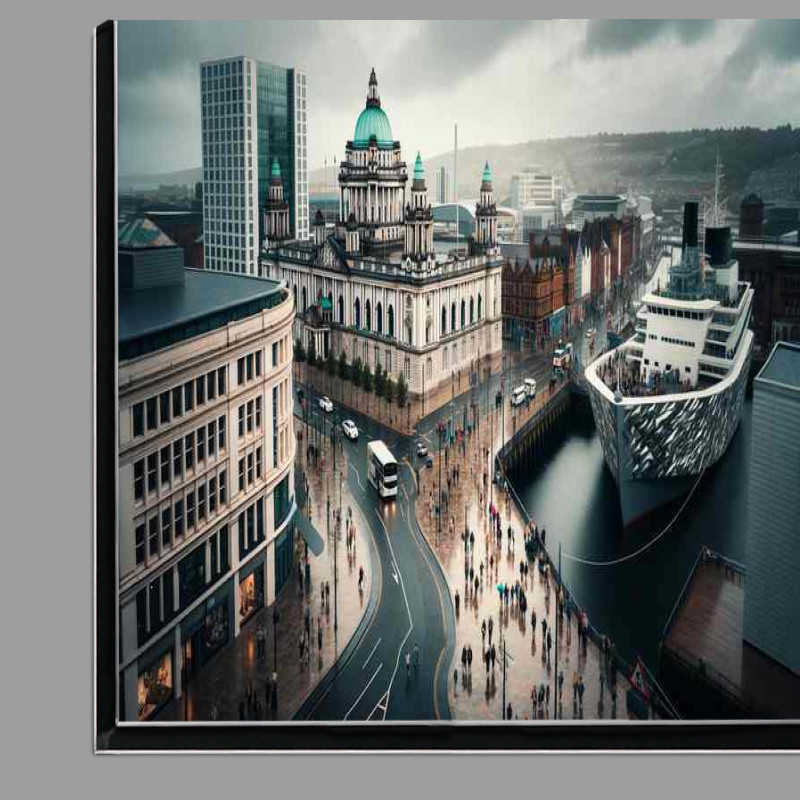 Buy Di-Bond : (Belfast The citys waterfront along the River Lagan)