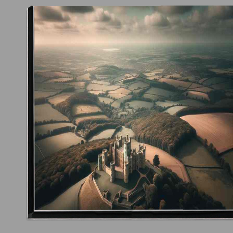 Buy Di-Bond : (Belvoir CastleMajestic Fortress Overlooking Vast Countryside)