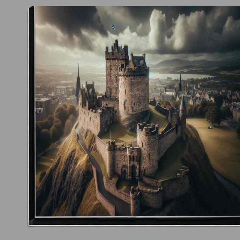 Buy Di-Bond : (Castle Edinburgh medieval fortress with its tower house)