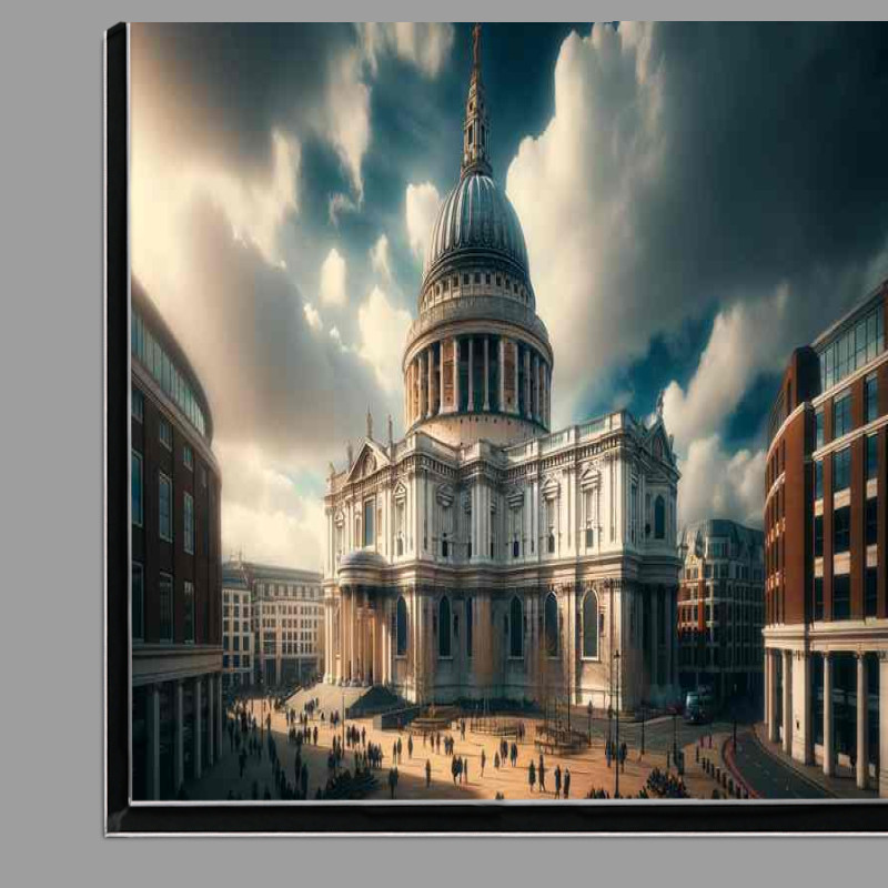 Buy Di-Bond : (Domes Grandeur Above St Pauls Cathedral in London)