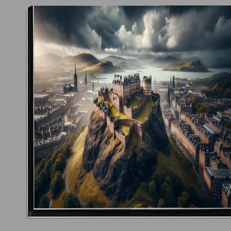Buy Di-Bond : (Edinburgh Castle Scottish Highlands Breathtaking Panorama)