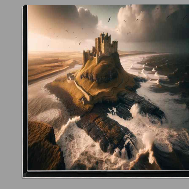 Buy Di-Bond : (Lindisfarne Castle Historic Isles Rugged Coastal Gem)