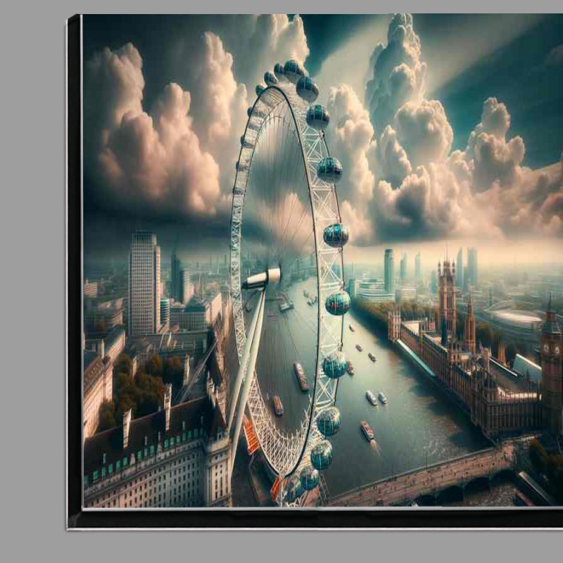 Buy Di-Bond : (London Eye Giant Ferris Wheel Offering Citys Best Views)