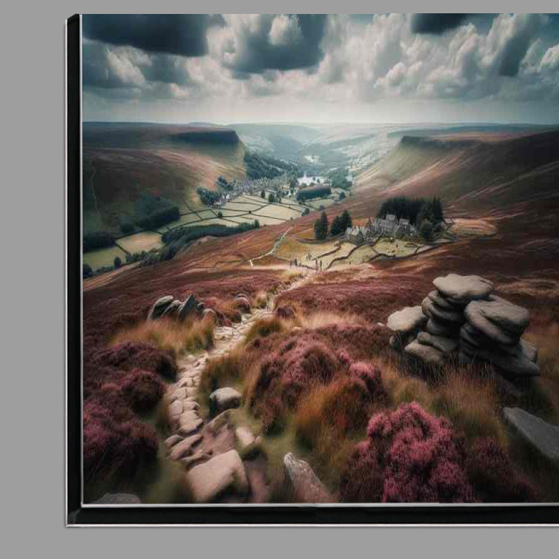 Buy Di-Bond : (Moors and Dales Peak District Rugged moorlands stretch out)