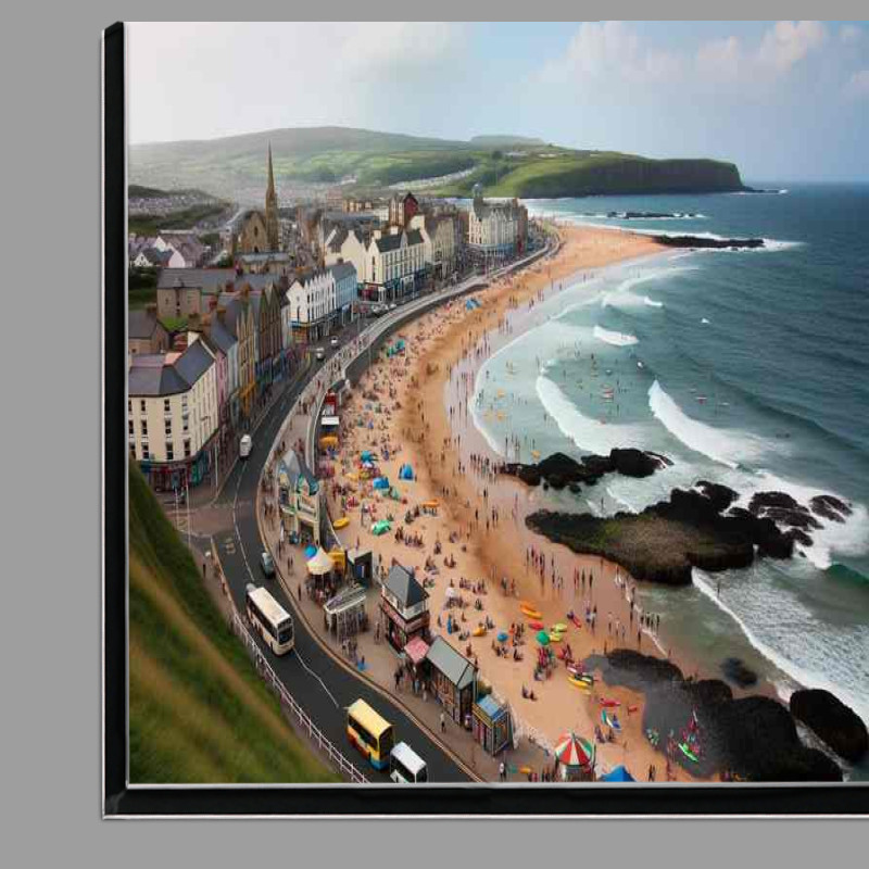 Buy Di-Bond : (Retreat Portrush in Northern Ireland The towns sandy beaches)