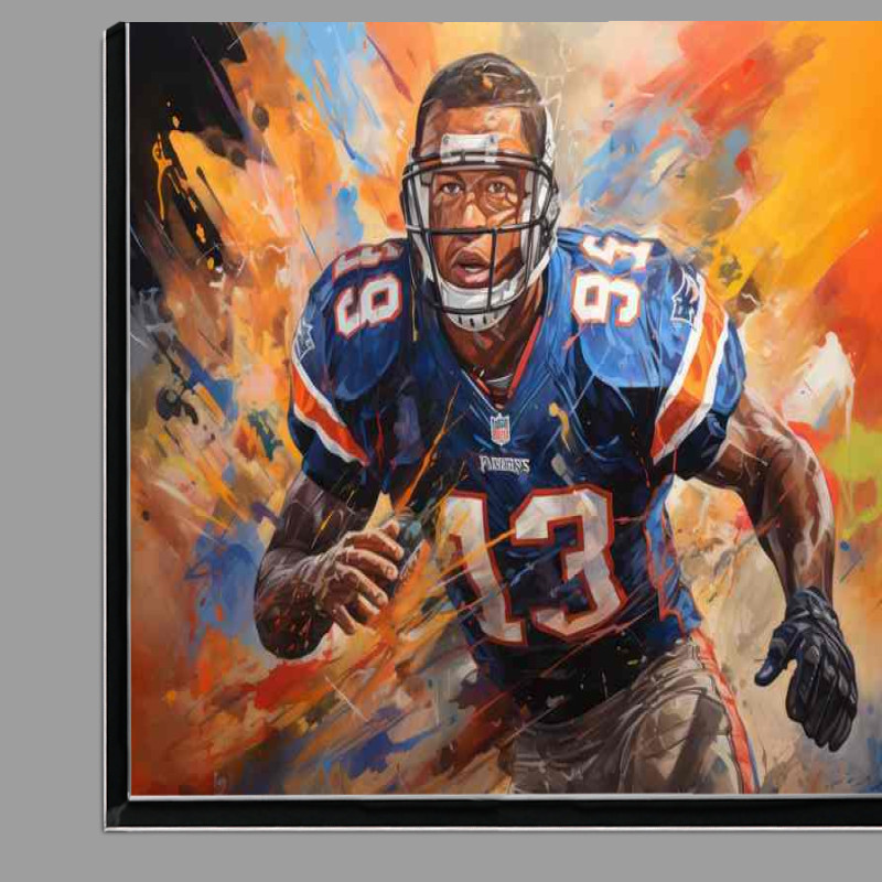 Buy Di-Bond : (Big boston giants football abstract art)