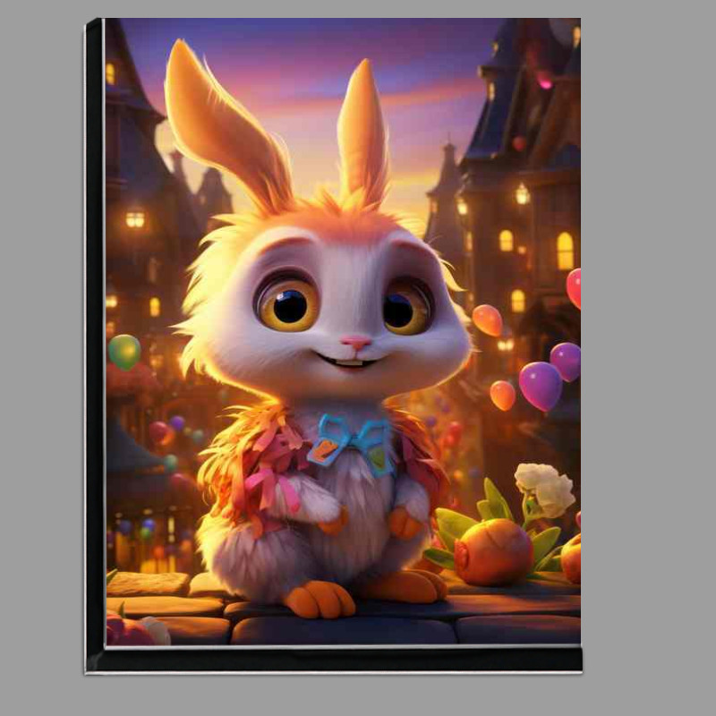 Buy Di-Bond : (Funny bunny rabbit art style)