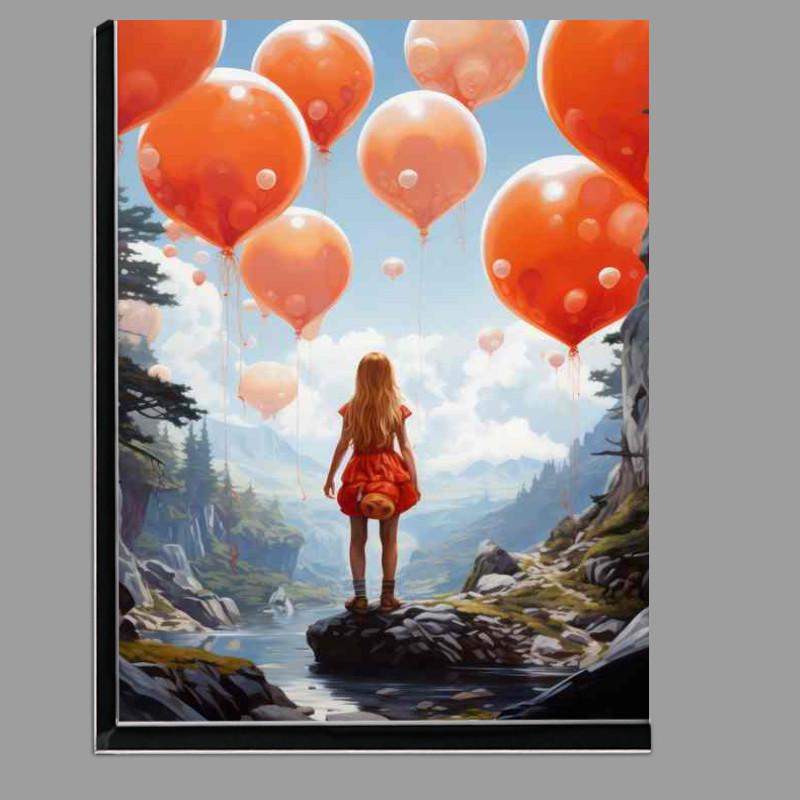 Buy Di-Bond : (Girl Letting Go Of The Red Ballon)