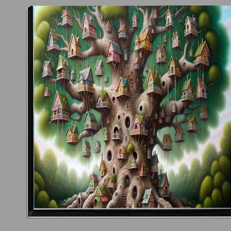 Buy Di-Bond : (Whimsical Woodland a grand old tree its branches)