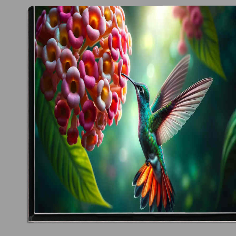 Buy Di-Bond : (Hovering Harmony capturing a hummingbird)