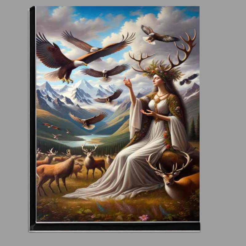 Buy Di-Bond : (Georgian goddess Dali protector of animals)