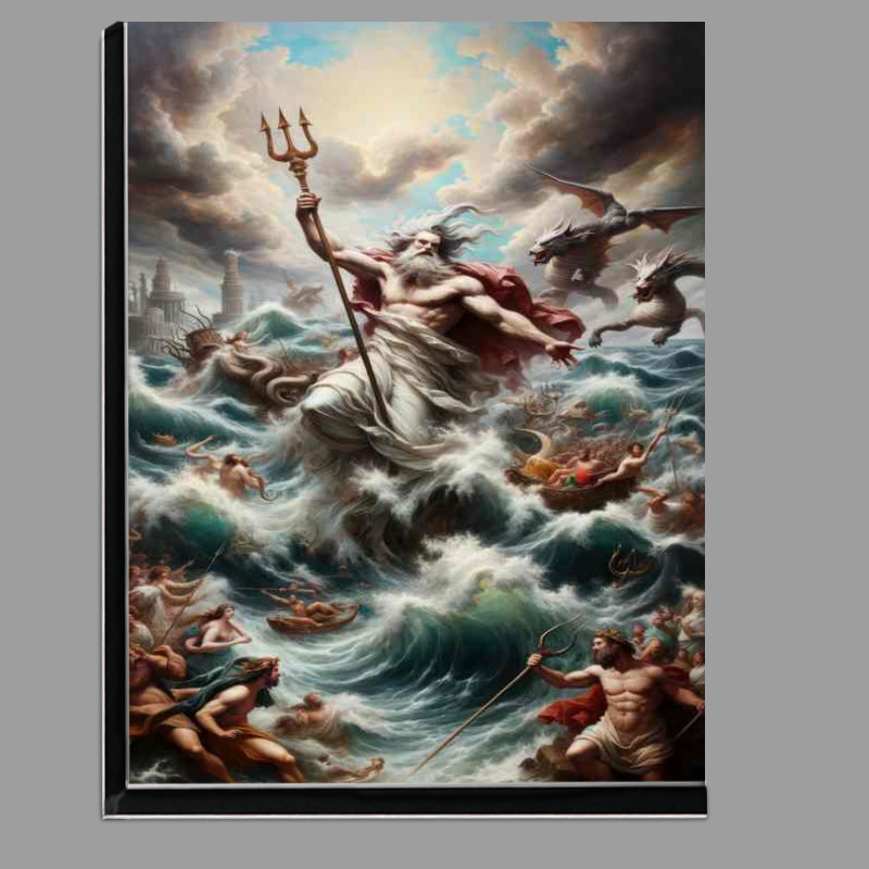 Buy Di-Bond : (Greek god Poseidon god of the sea wielding his trident)