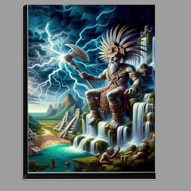 Buy Di-Bond : (Mayan god Chaac rain and lightning)