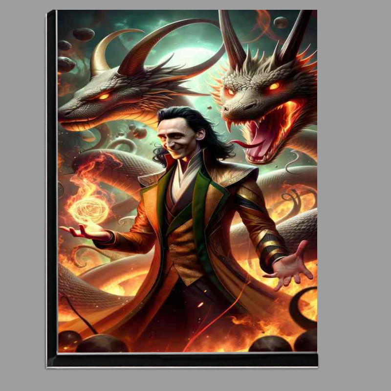 Buy Di-Bond : (Norse trickster Loki cunning and mischievous with a sly grin)