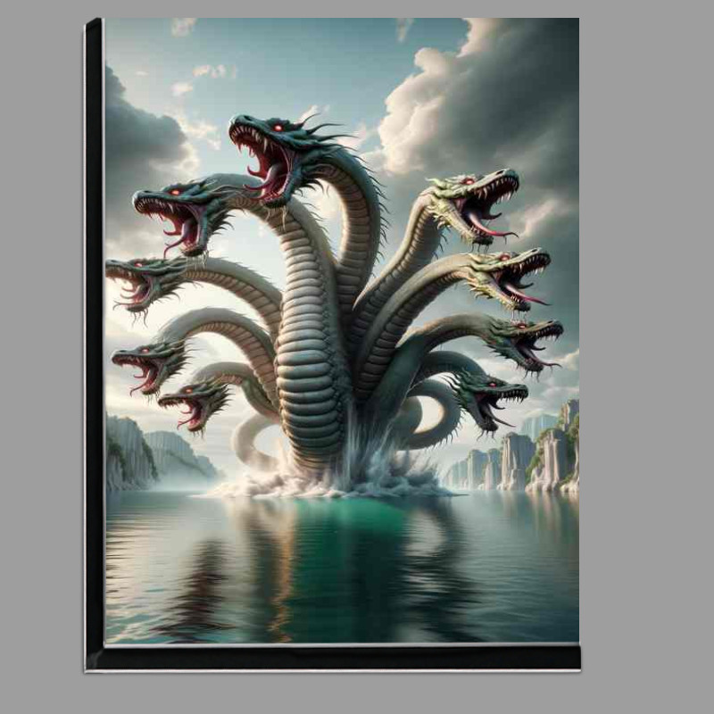 Buy Di-Bond : (The Hydra a multi headed serpent emerging from the waters)