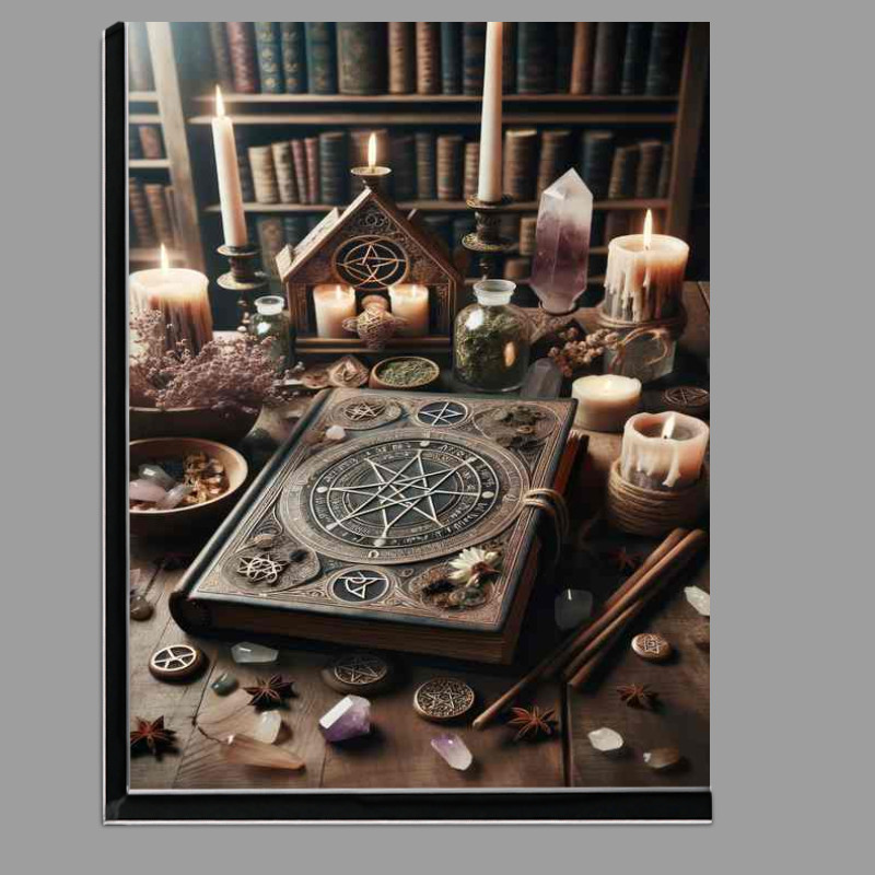 Buy Di-Bond : (Wiccan Book of Shadows an ornate grimoire with pentacles)