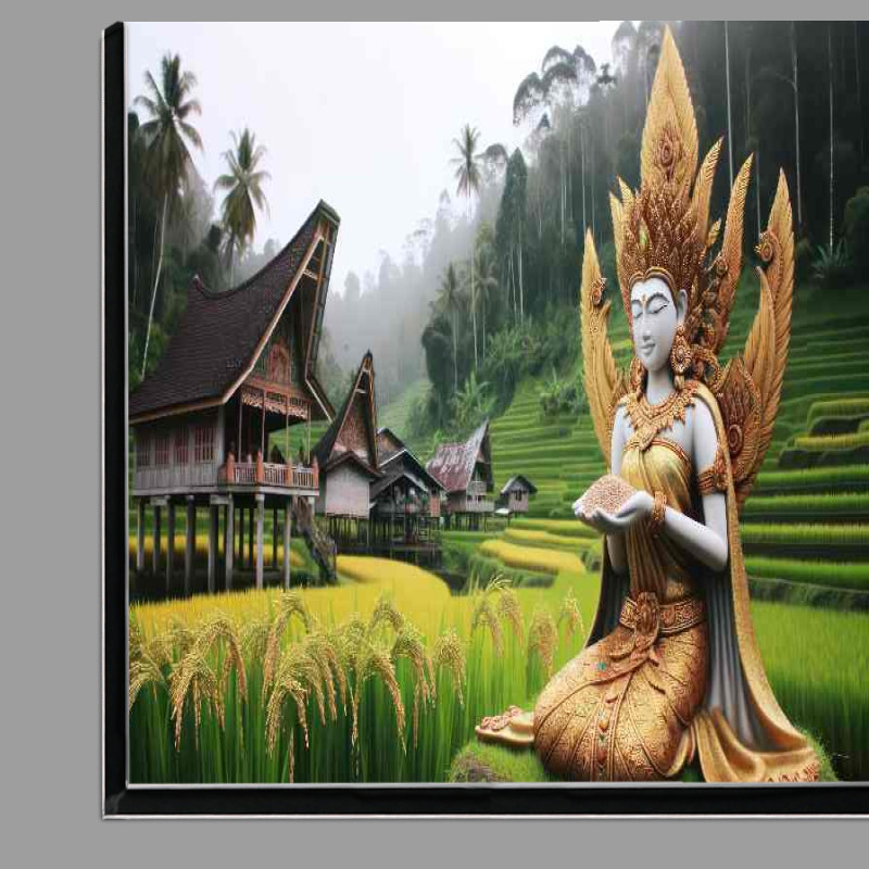 Buy Di-Bond : (Sumatran deity Dewi Sri graceful and nurturing)