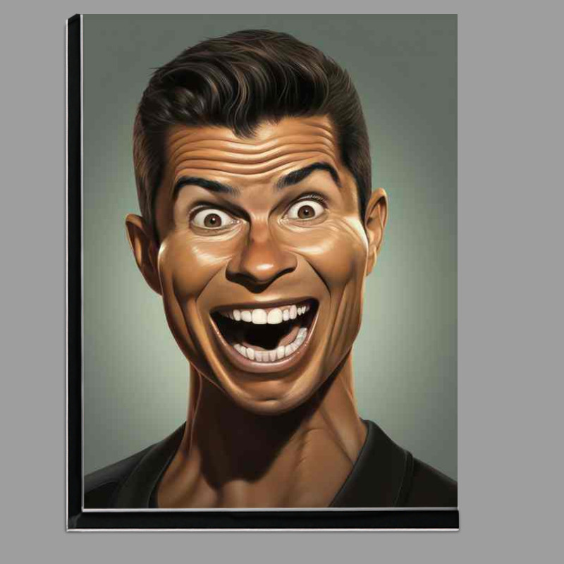 Buy Di-Bond : (Caricature of Cristiano Ronaldo footballer)