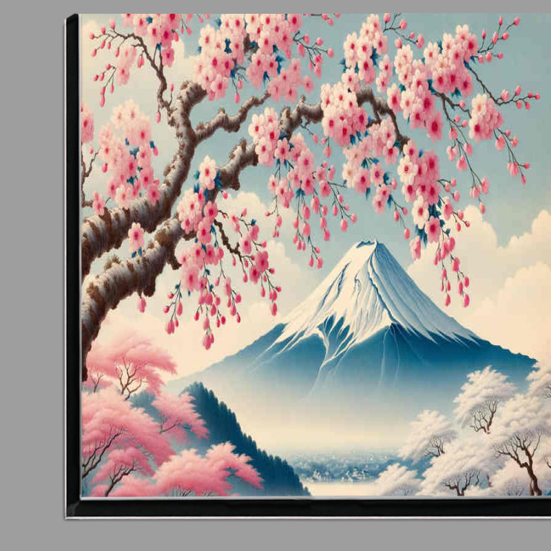 Buy Di-Bond : (Fuji and Florals the ethereal beauty of Mount Fuji)