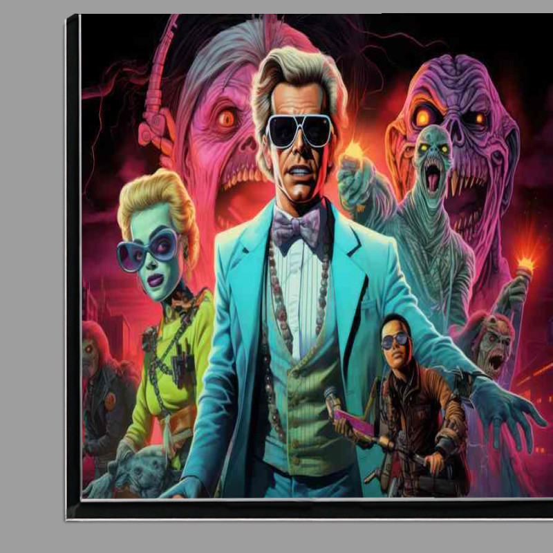 Buy Di-Bond : (Horror poster with monsters in background)