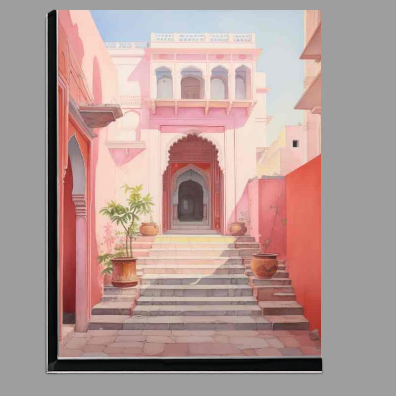 Buy Di-Bond : (The Pink House with a elegant entrance)