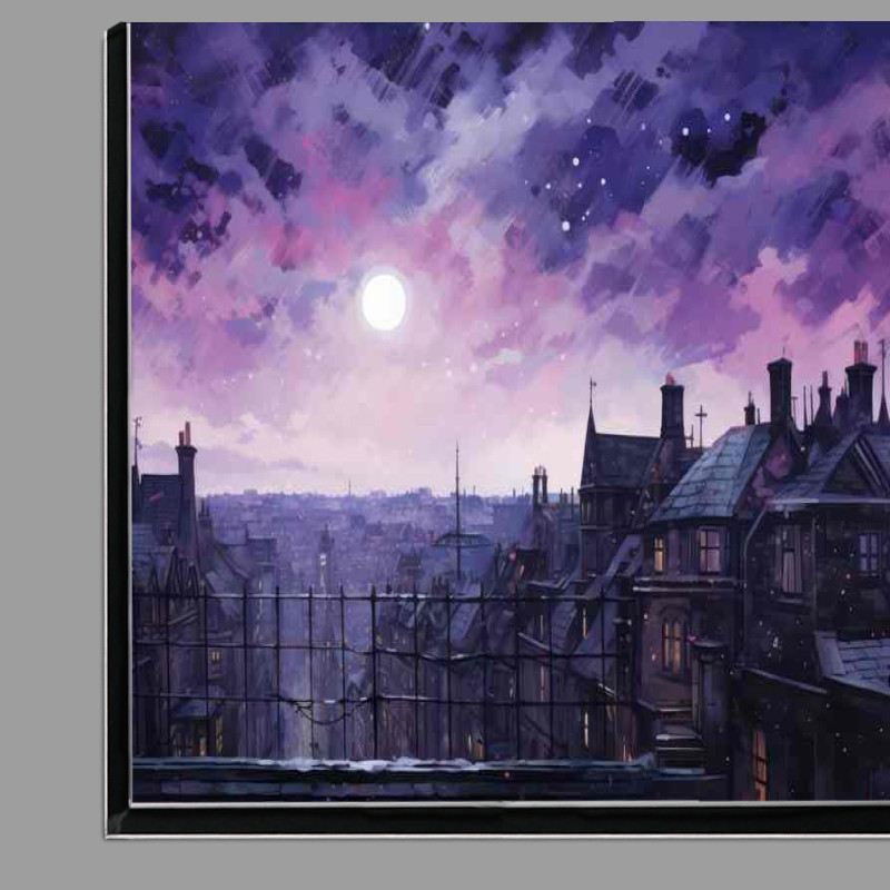 Buy Di-Bond : (Purple sky at night in the city centre)