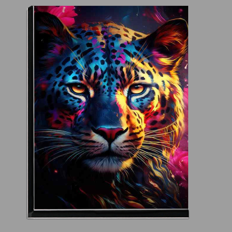 Buy Di-Bond : (Colourful Leopard with bright eyes)