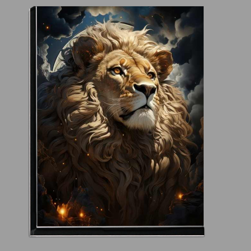 Buy Di-Bond : (Lion Looking into the bright sky)