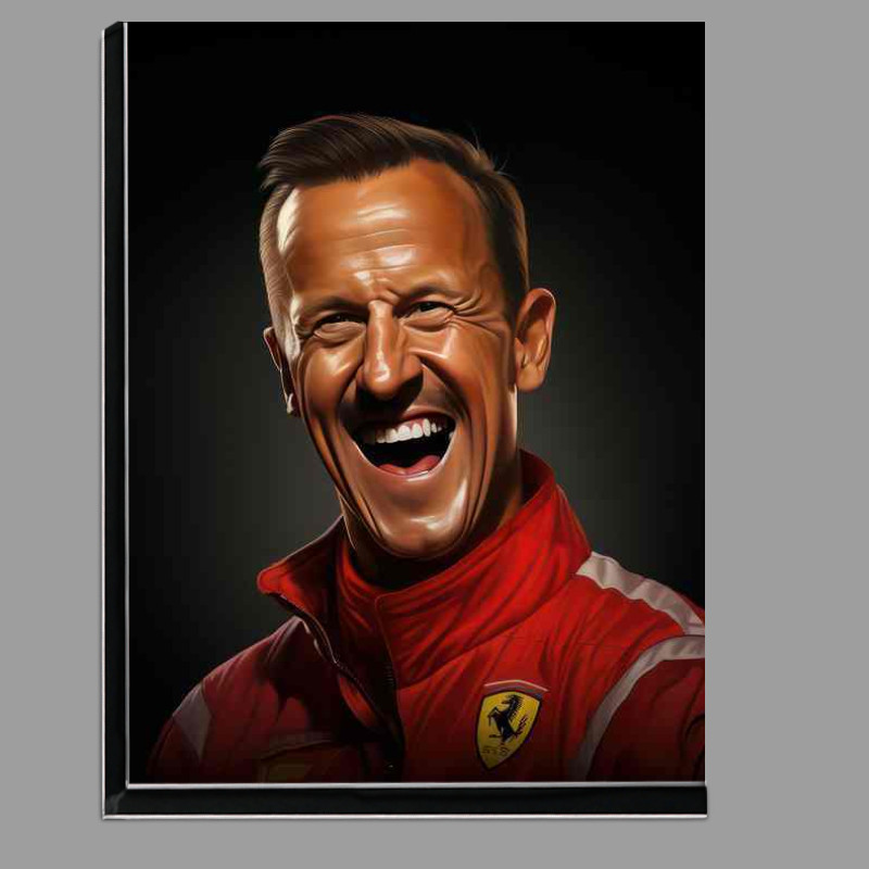 Buy Di-Bond : (Caricature of Michael Schumacher racing driver)